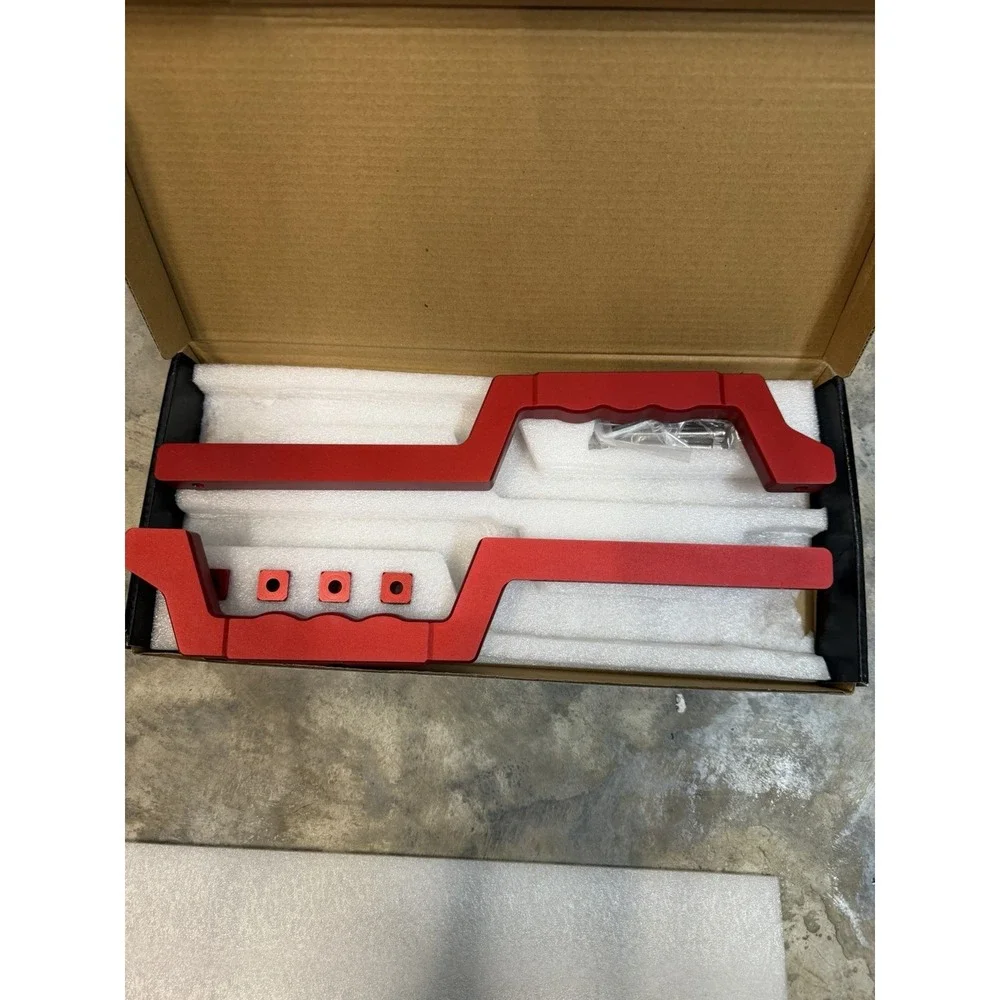 Rear Grab Handles For Ford Bronco 2021-2026 Rear Seat 4-Door Aluminum Red